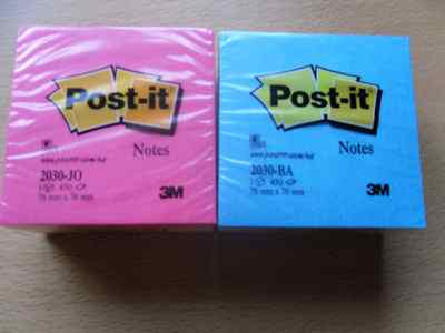 Post-It Notes Colour Cubes
