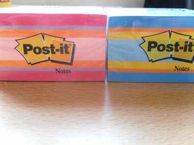 Post-It Notes Colour Cubes