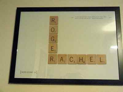 Personalised Love Tiles Poster