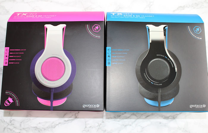 Gioteck Game & Go Headsets Pink & Blue