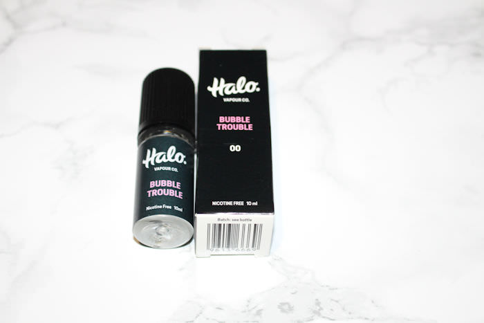 Bubble Trouble Halo E-Liquid 10ml Bottle