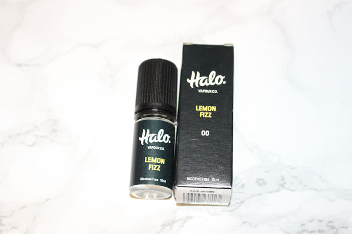 Lemon Fizz Halo E-Liquid 10ml Bottle