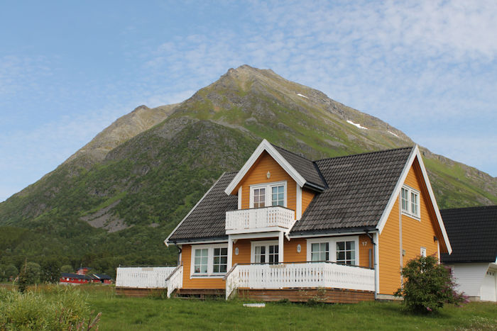 House situated by mountains - upsize