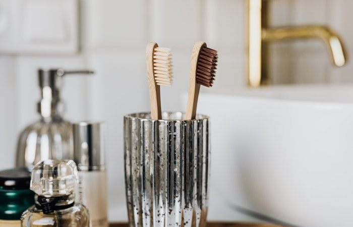toothbrushes in a pot Oral Hygiene