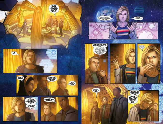 Dr Who Vol 1 Alternating Current page from graphic novel