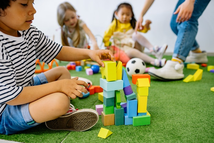 Children playing playroom