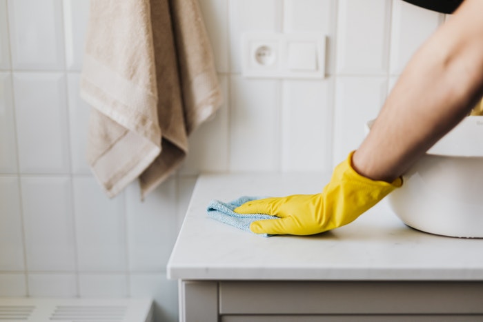 Cleaning, Rubber Glove Healthy and Toxin-Free Home