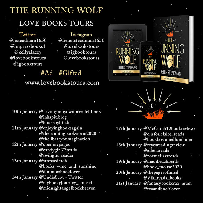 The running wolf helen steadman tour schedule