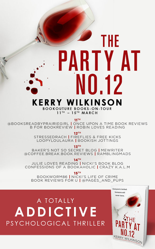 The Party at No. 12 Kerry Wilkinson Tour Schedule