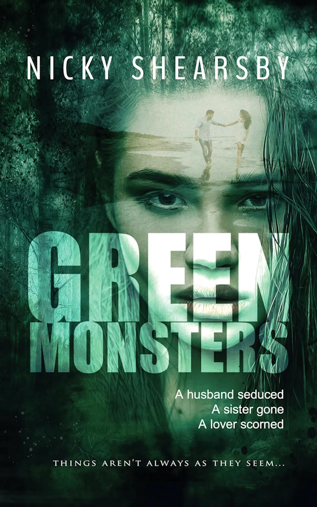 Green Monsters book cover Nicky Shearsby
