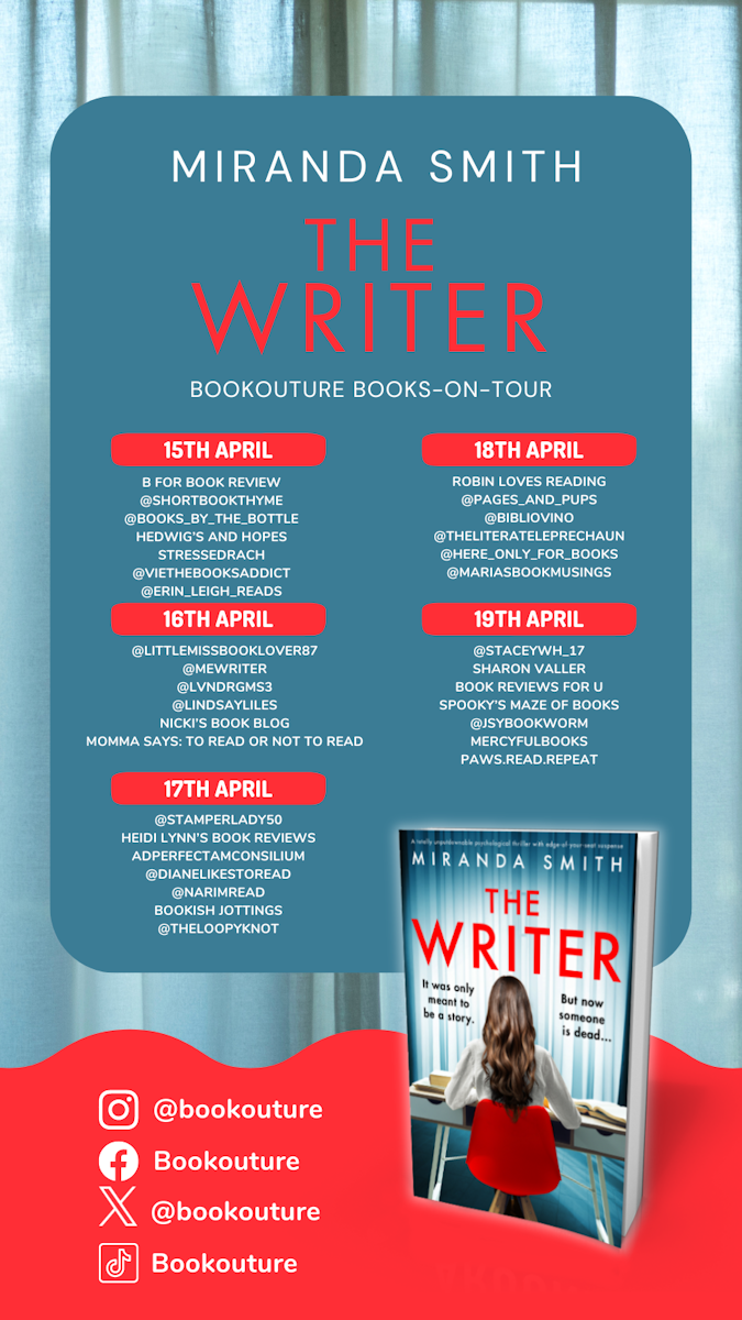 The Writer Miranda Smith Book Tour Schedule