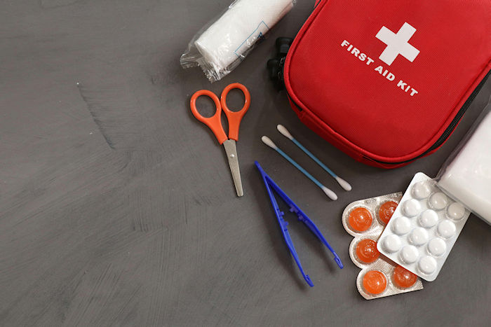 First Aid Kit Healthcare Essentials  Holiday